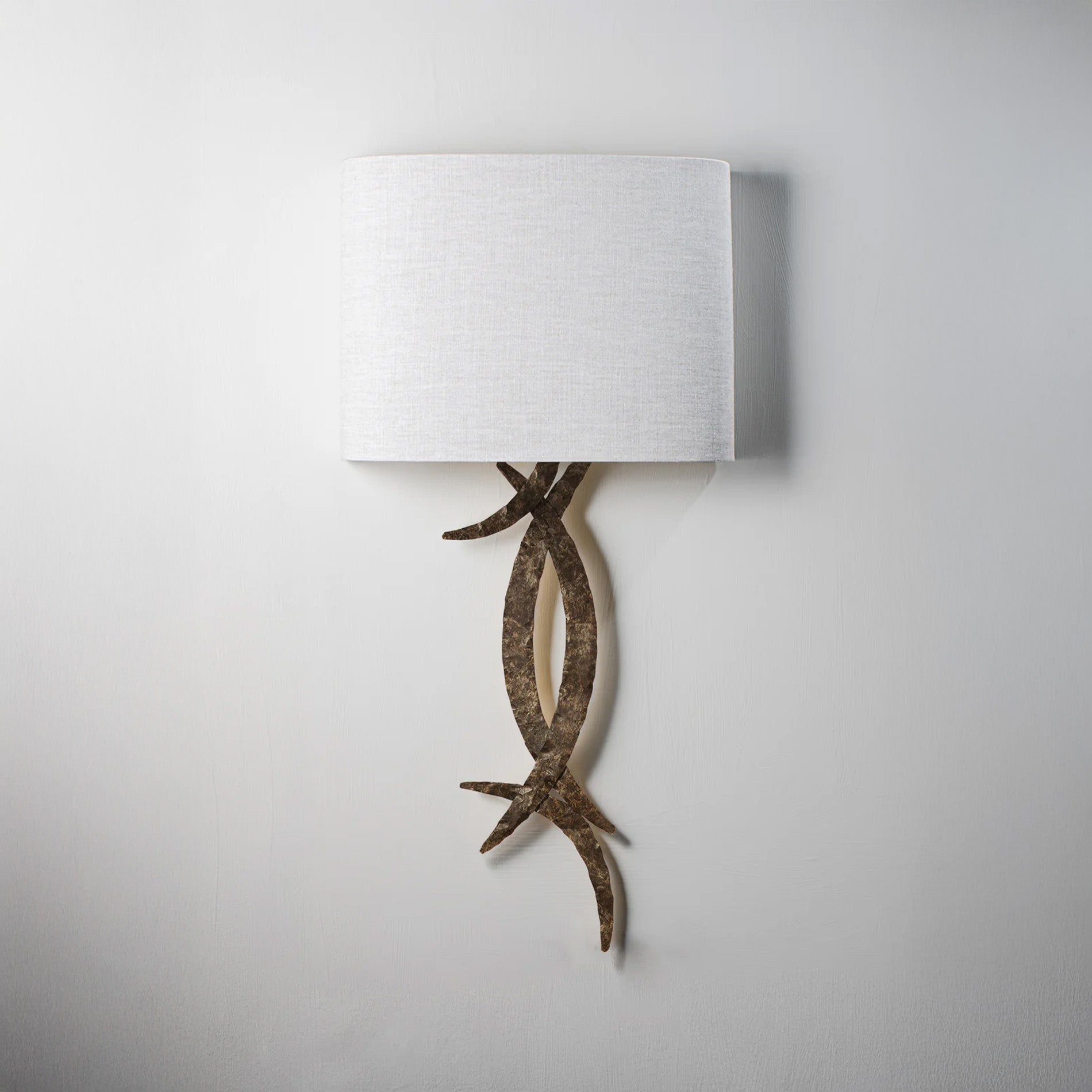 Miro Wall Light - Burnt Silver