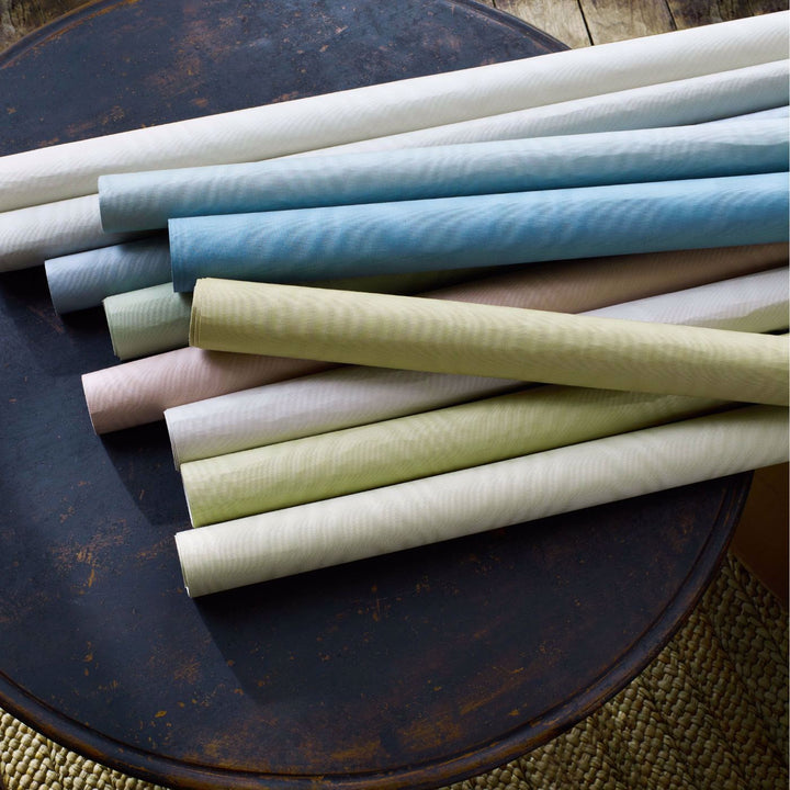 Moire Wallcovering - Platinum