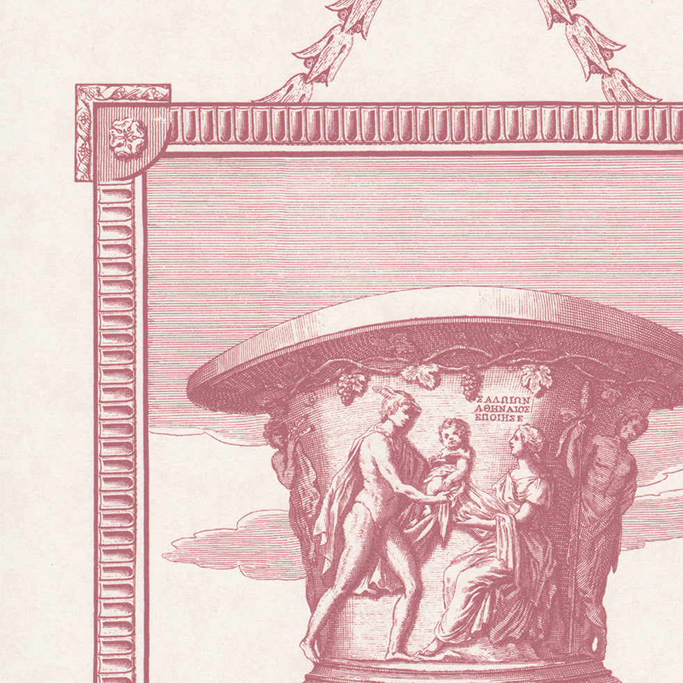 Classical Garden Toile - Wine WP