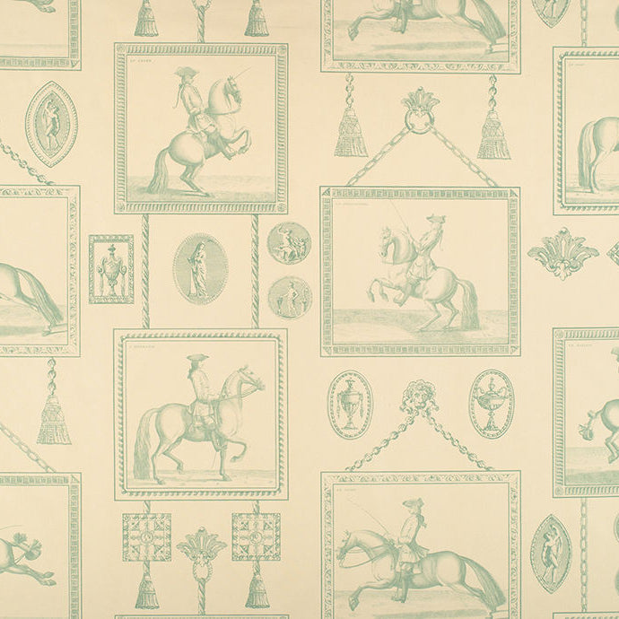 Equestrian Toile - Eau De Nil