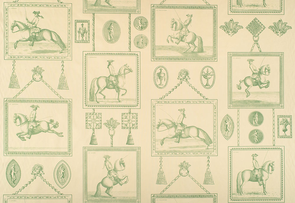 Equestrian Toile - Green