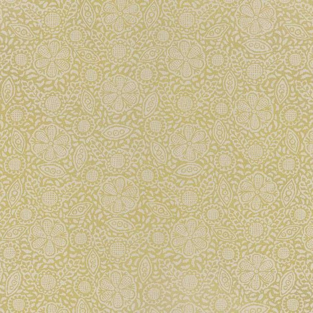 Redoute - Resist / Borders Saffron / Antique