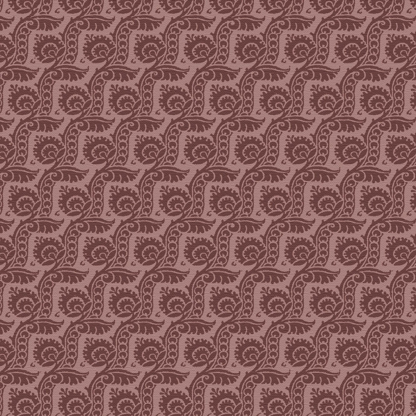 Roselle / Borders Oxblood On Faded Red