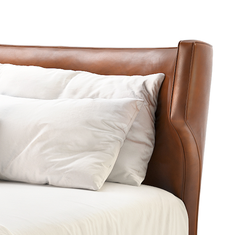 The Padrino Bed with Low Headboard