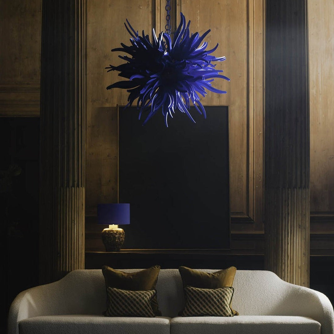 Urchin Chandelier - Electric Blue