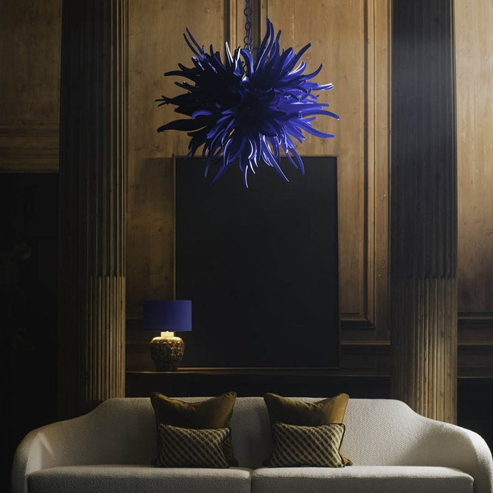 Urchin Chandelier - Electric Blue