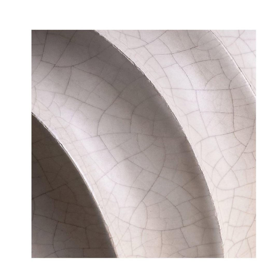 Serra Oval Table Lamp - White