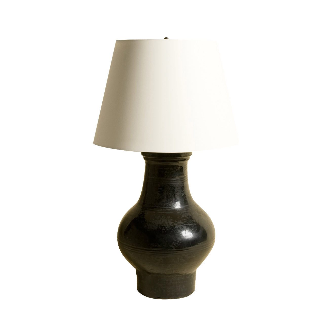 Chinese Ceramic Jar Lamp - Tete