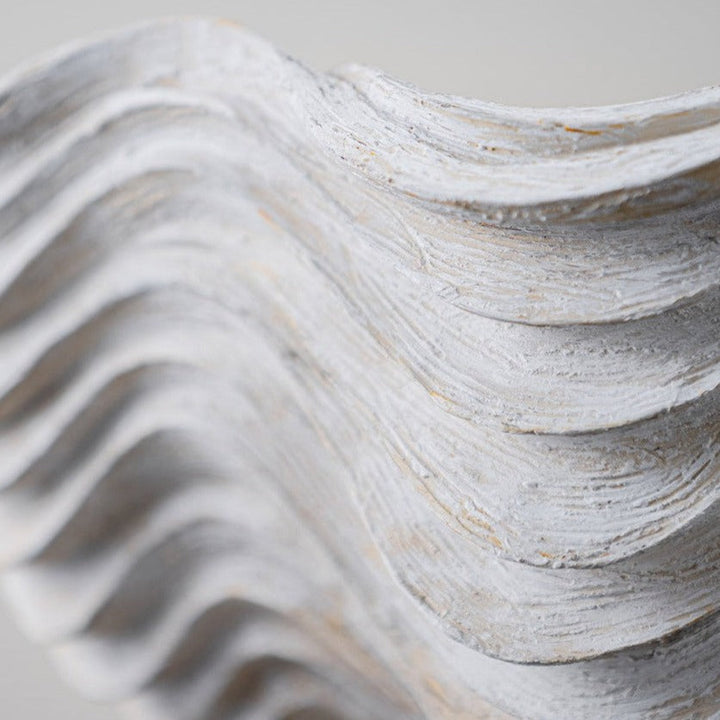 Clam Shell Wall Light - Drift White