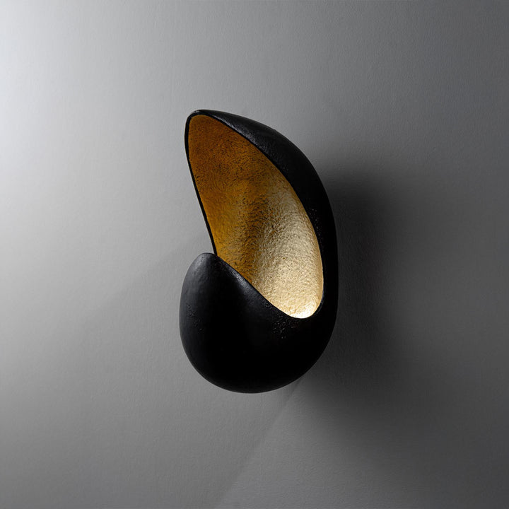Caju Wall Light - Fired Copper with Bright Gold