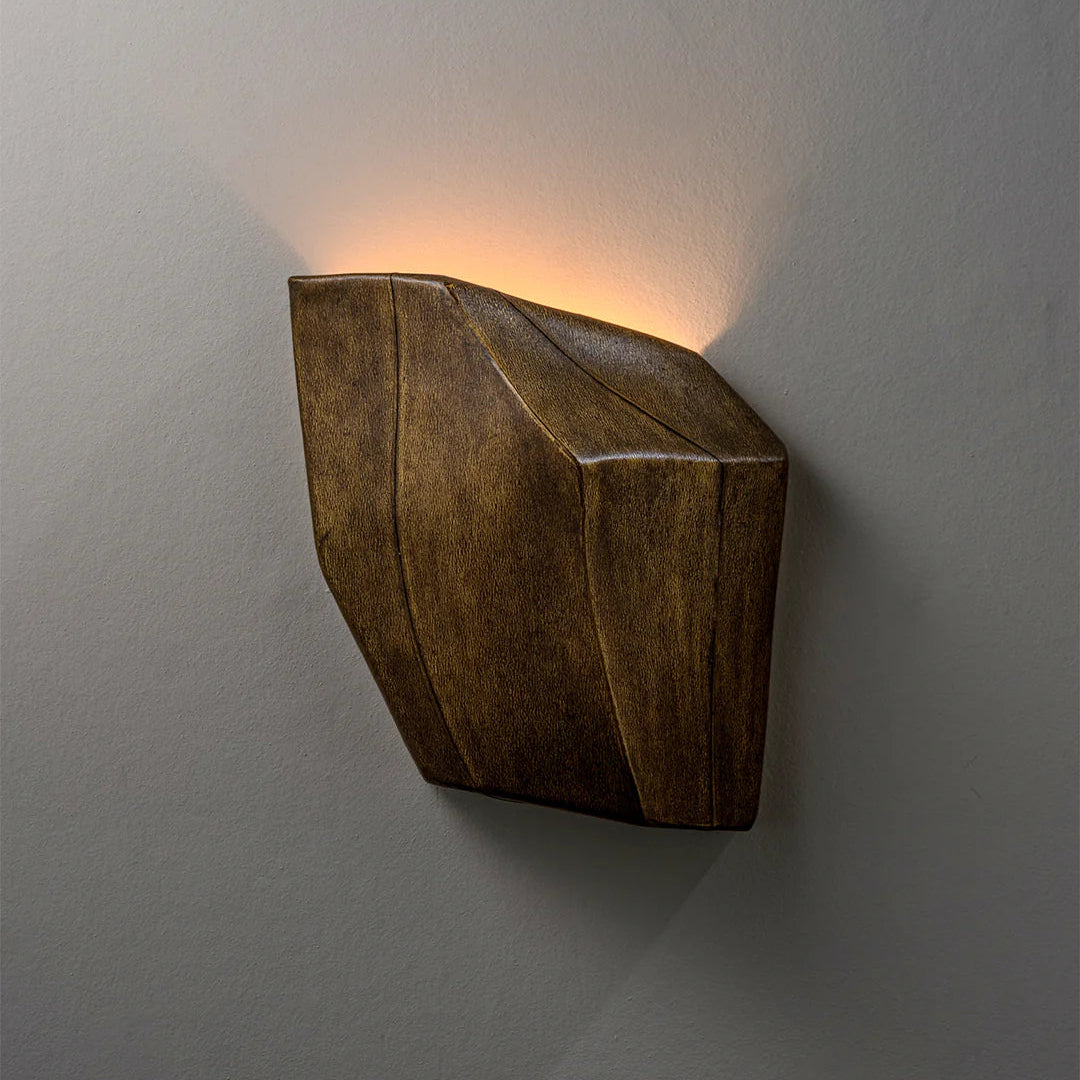 Quartz Wall Light Left - Autumn Gold