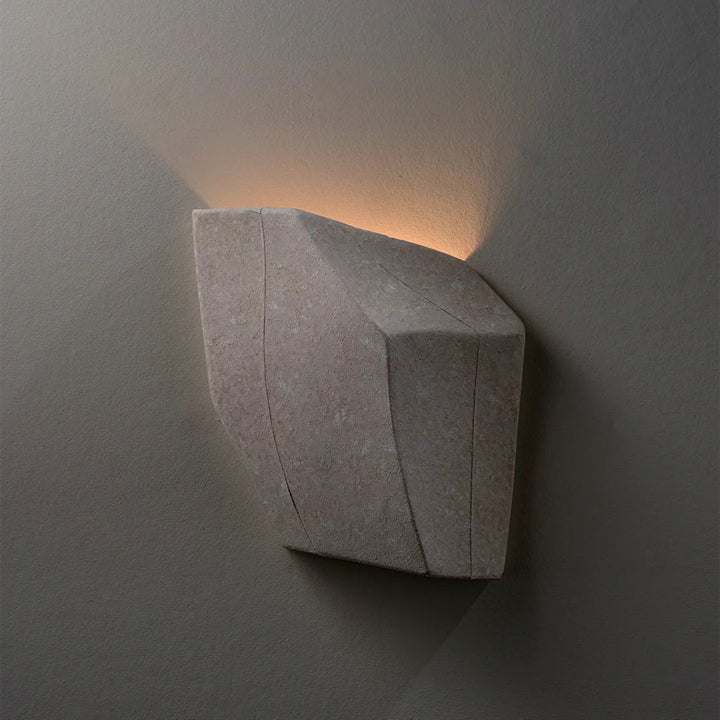Quartz Wall Light Left - Decayed Plaster