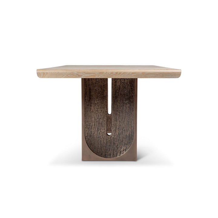 Cloister Dining Table - Bronze Base