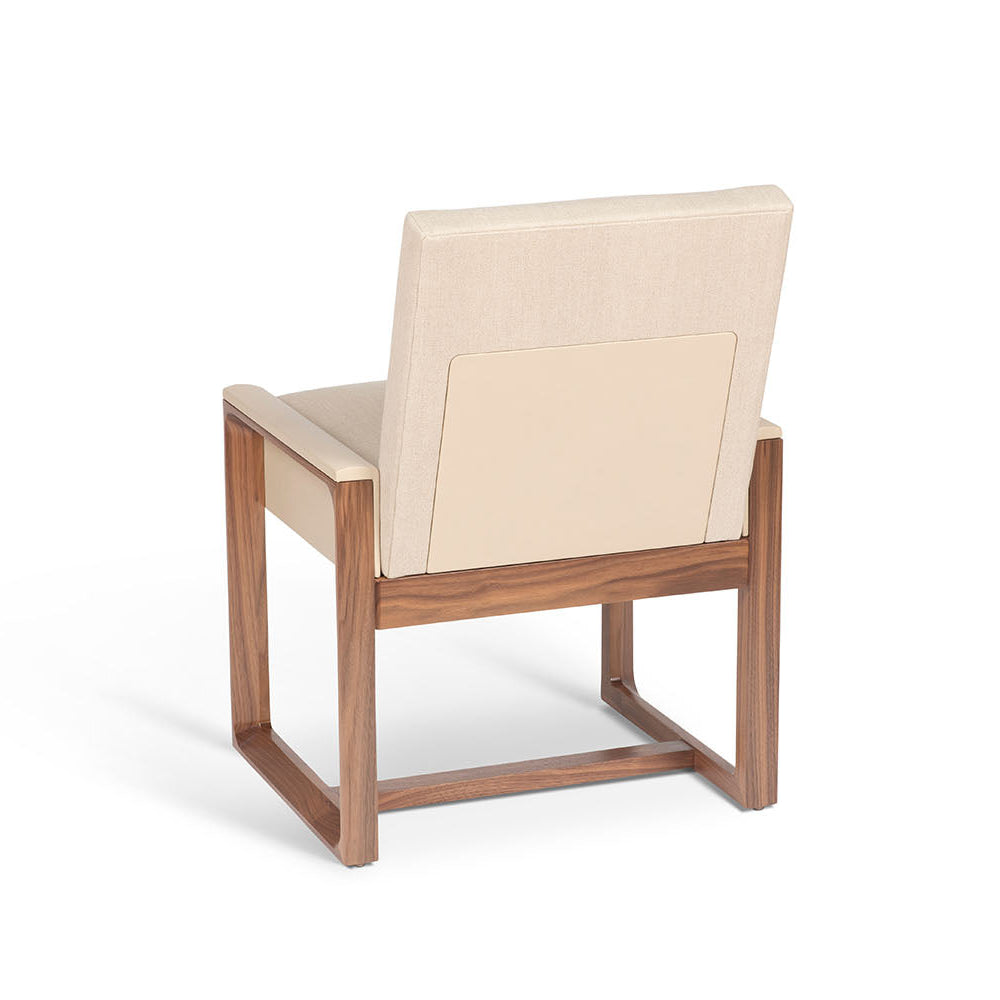 Seville Side Chair - Leather Wrapped Sides