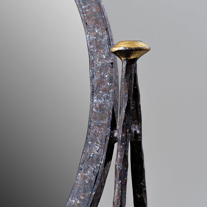 Stanley Dressing Mirror - Old Rust and Gold