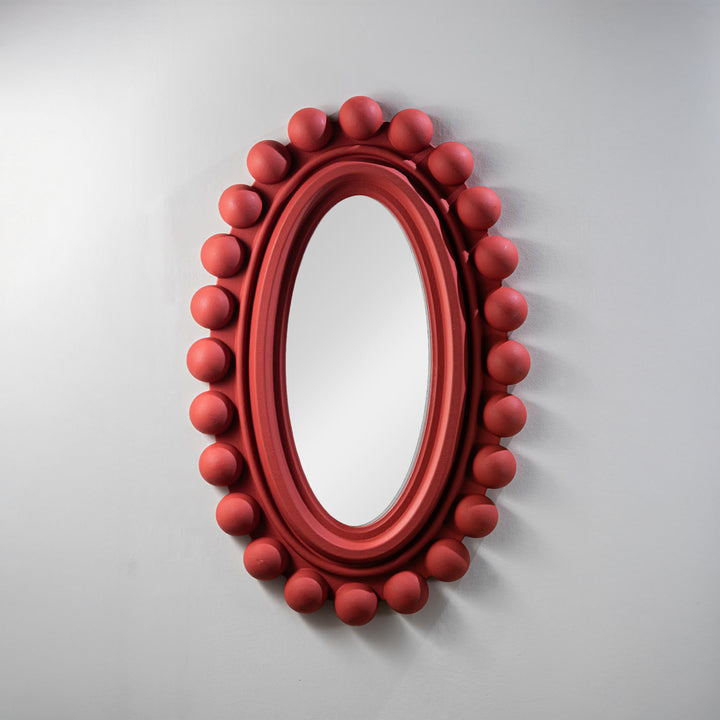 Zande Mirror - Indian Red