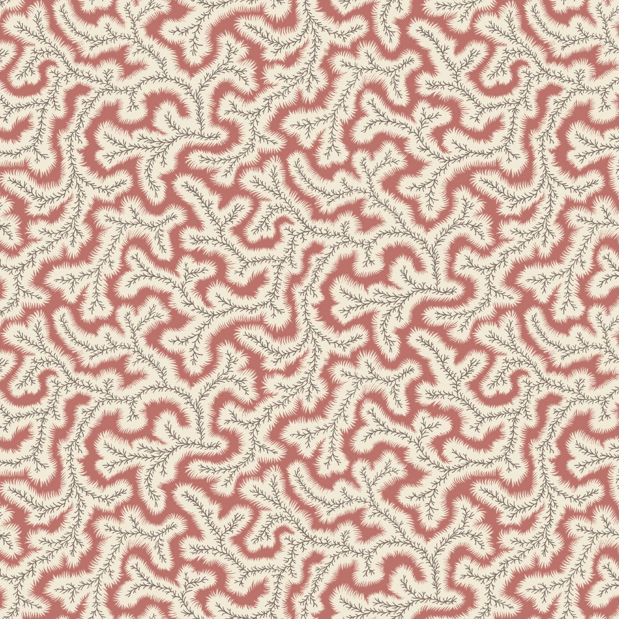 Little Dulcie Wallpaper - Coral