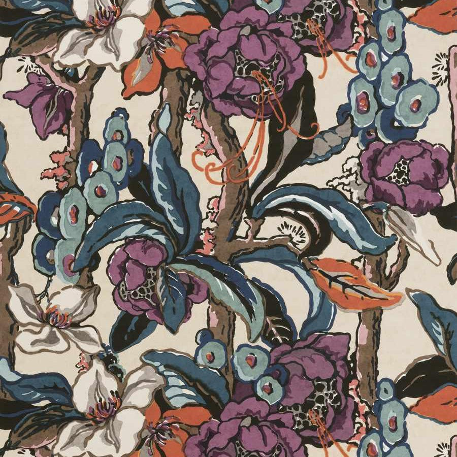 Yuri Print Wp - Plum