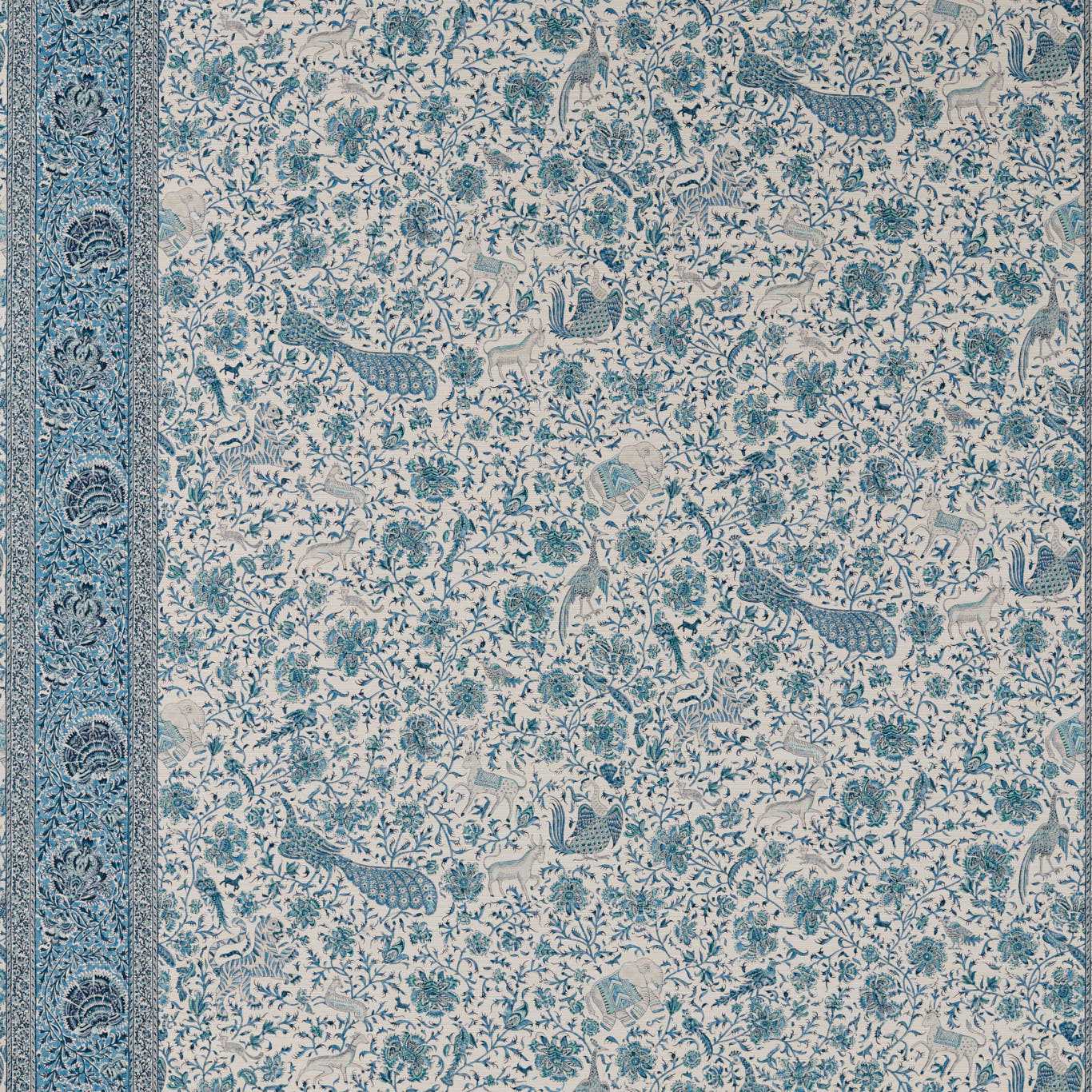 Mughal Menagerie - Mazarine Blue