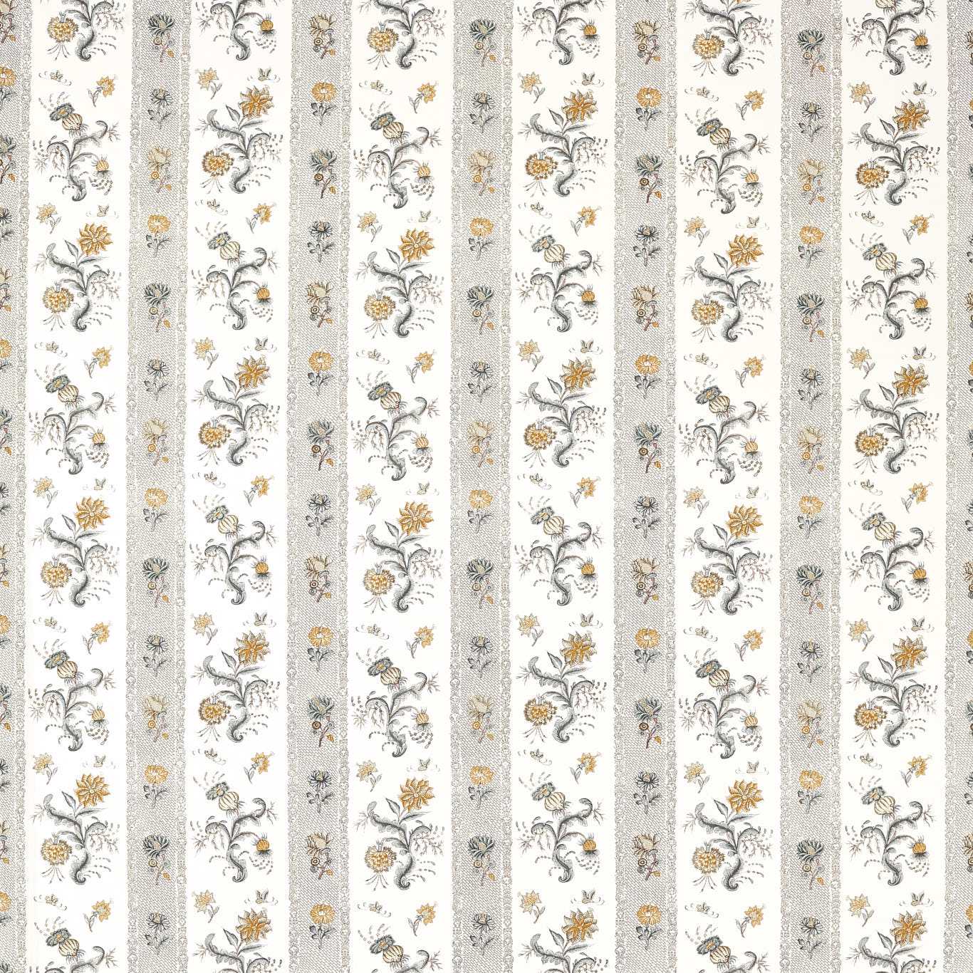 Papaver Stripe - Platinum / Sage