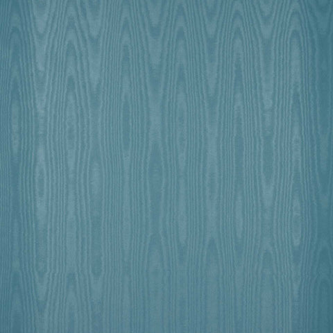 Moire Wallcovering - Blue Silk