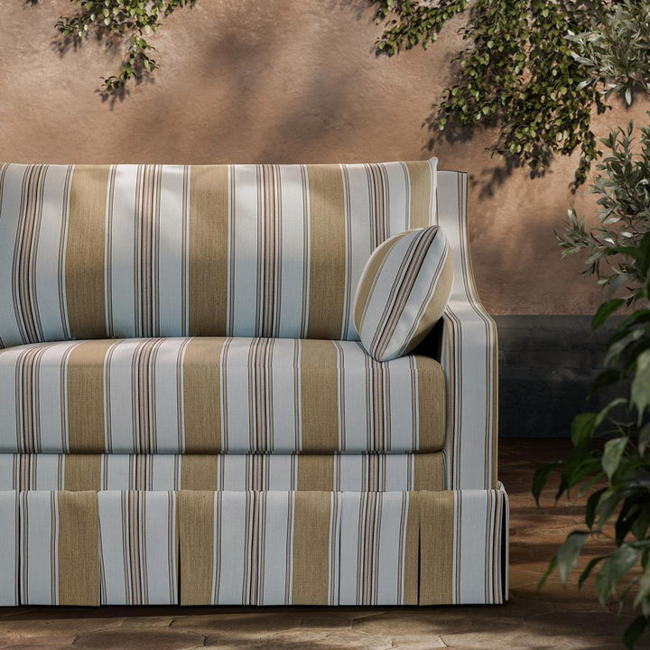 Parasol Stripe - Sandstone / Russet