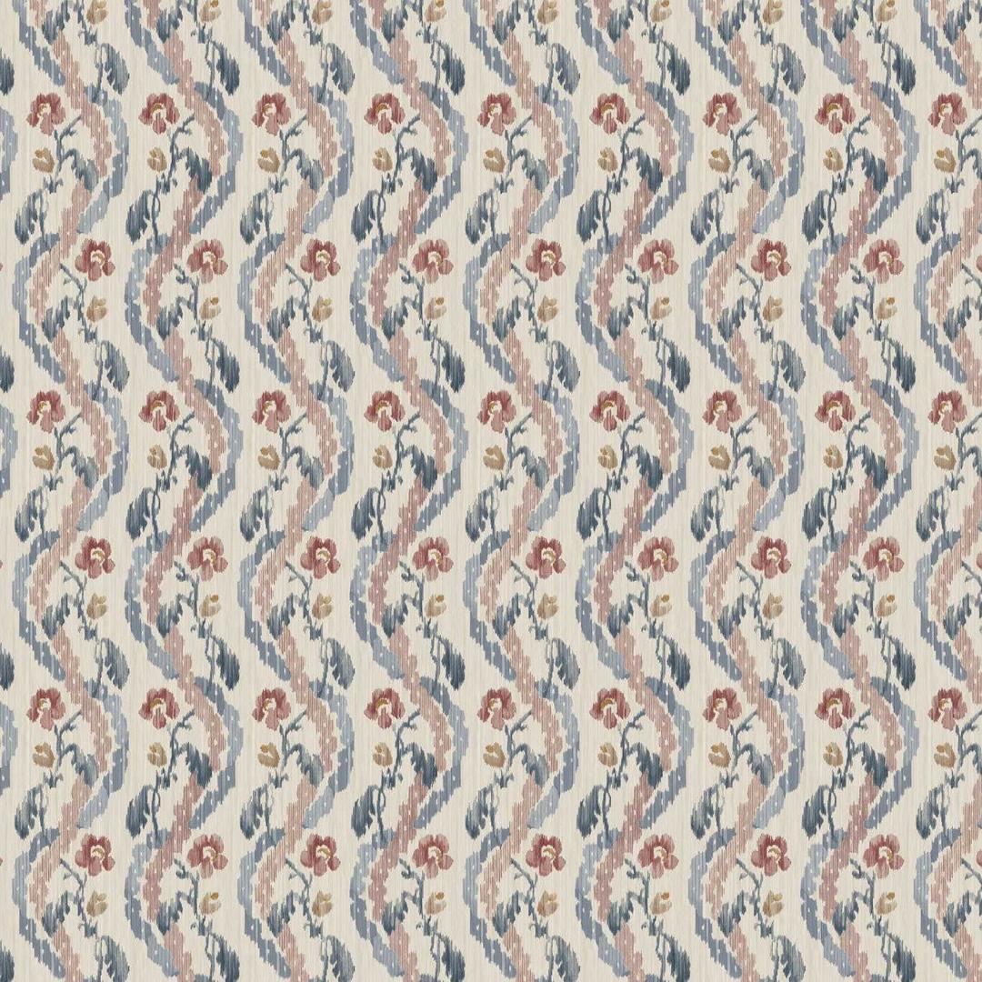 Winter Garden - Indigo / Red