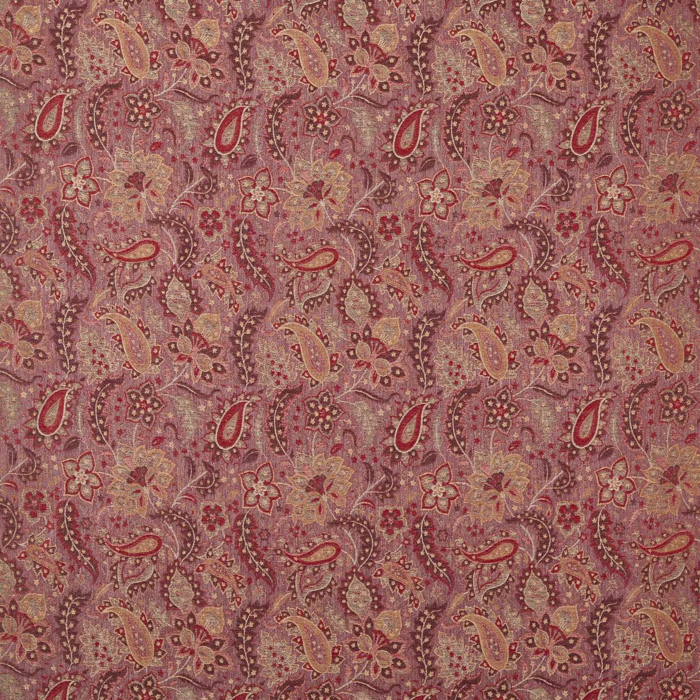 Caserta Paisley - Pale Ruby