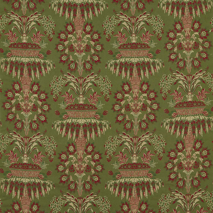 Long Gallery Brocade - Olivine/Russet