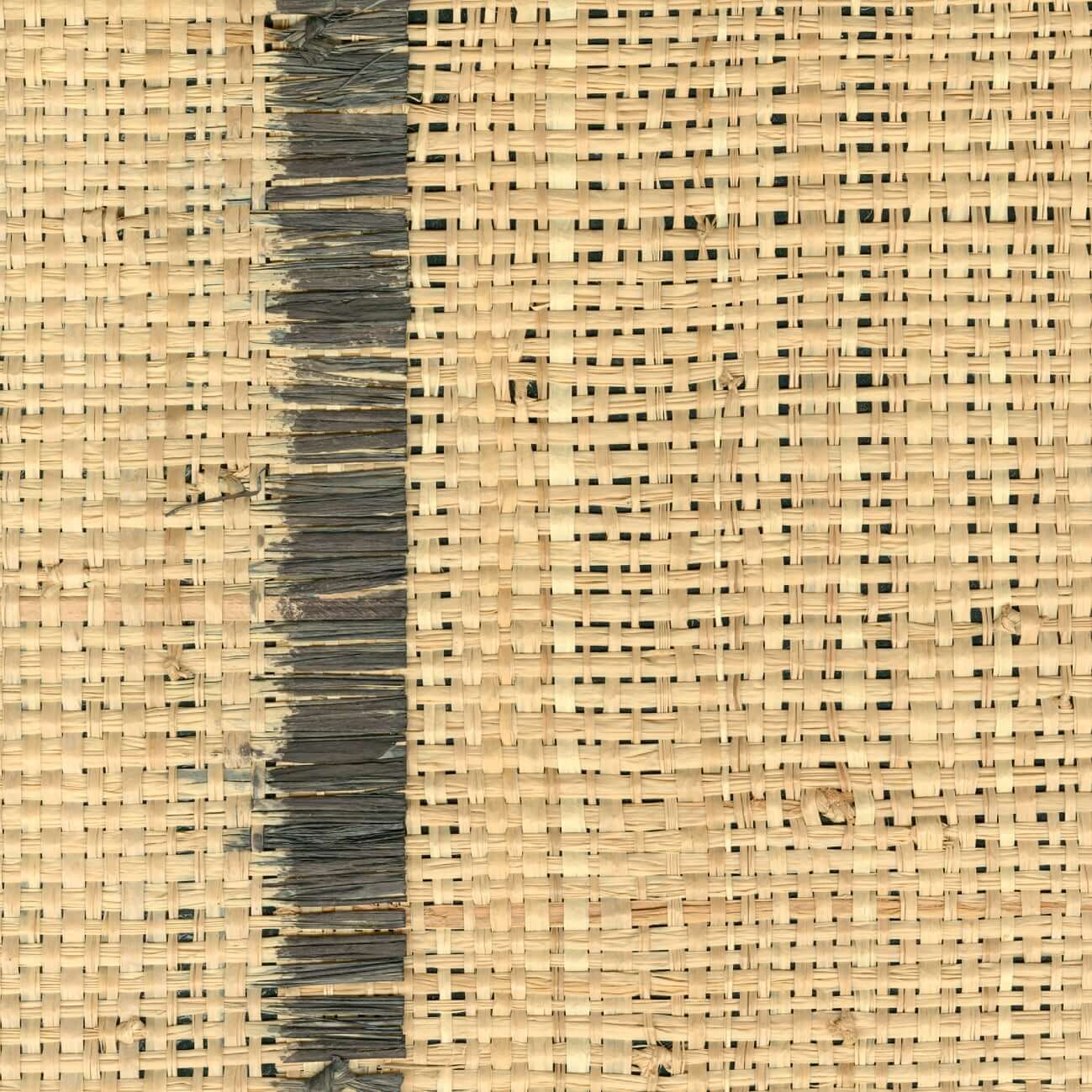 Raphia Vertical Noir