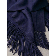 Baby Alpaca Throw - Cobalt