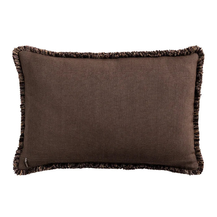 Ballroom Cushion with Fringe - Antique Gold