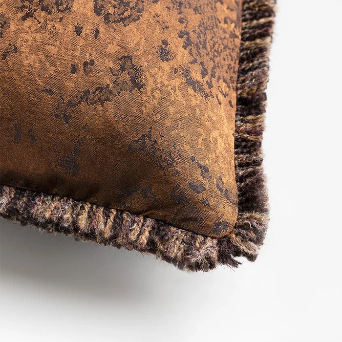 Ballroom Cushion with Fringe - Bronze