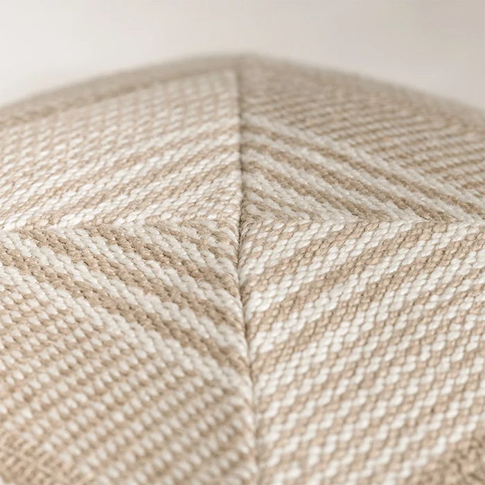 Cabana Stripe Panel Cushion - Spray