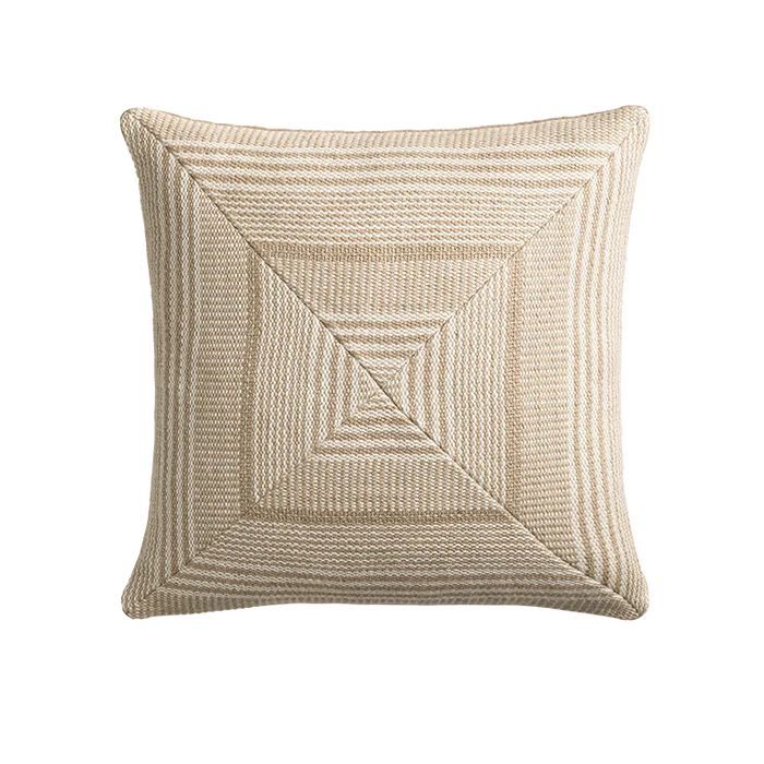 Cabana Stripe Panel Cushion - Spray