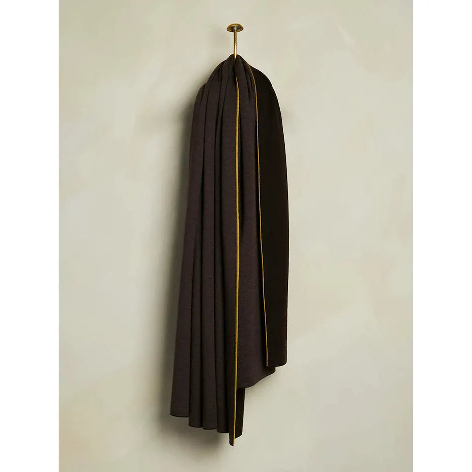 Classic Merino Wool Throw - Espresso