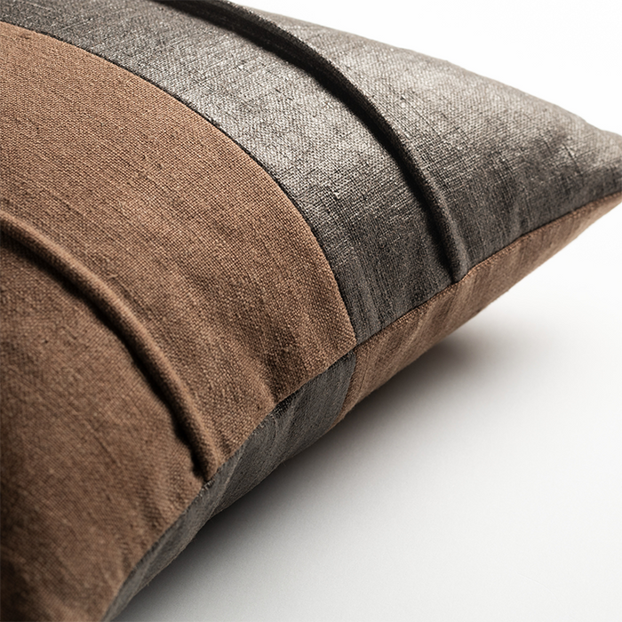 Mackintosh Cushion with Piped Detail - Anthracite