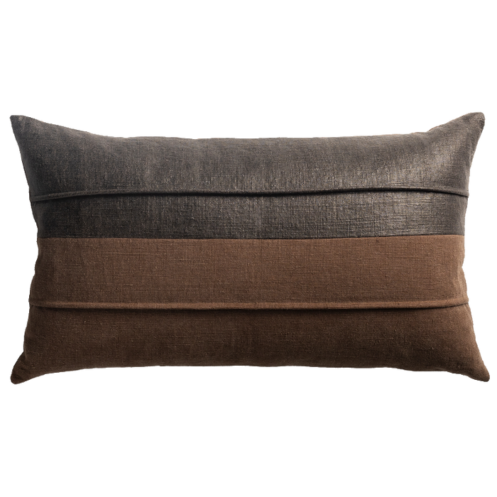 Mackintosh Cushion with Piped Detail - Anthracite