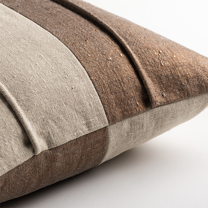 Mackintosh Cushion with Piped Detail - Copper