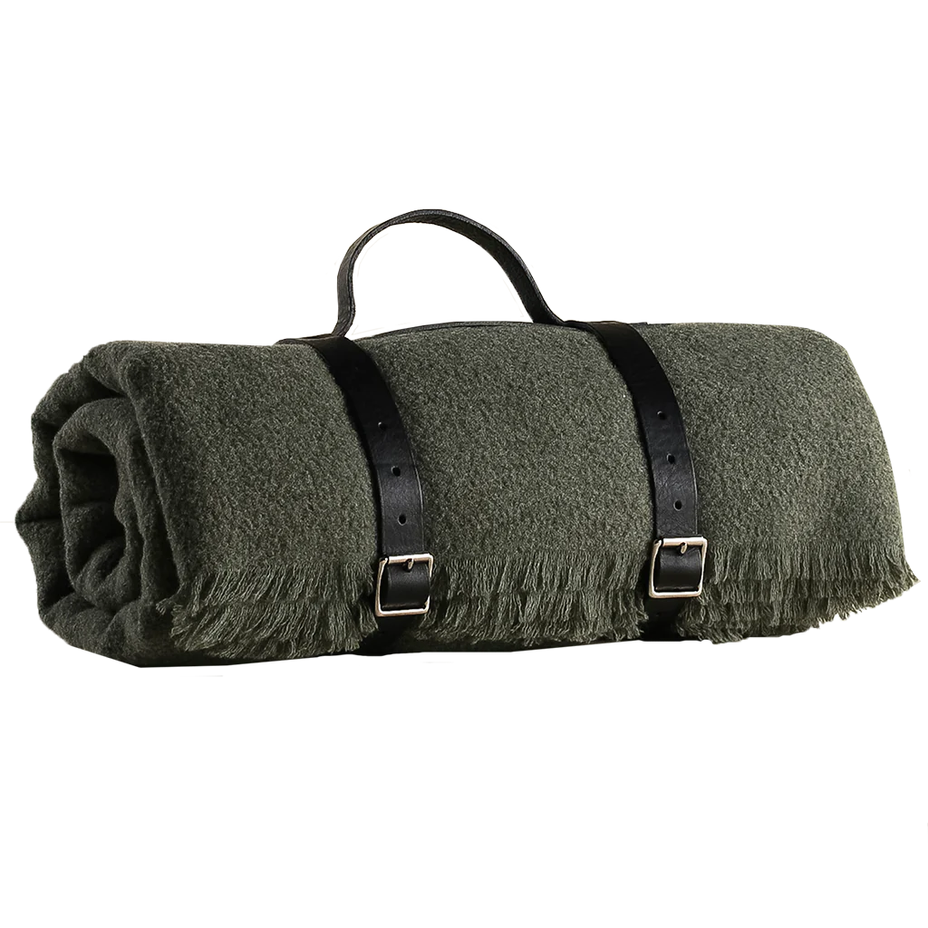 Nomad Merino Wool Throw - Meadow