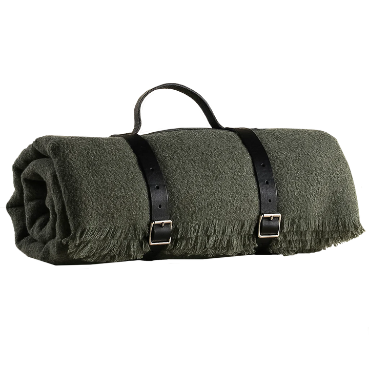 Nomad Merino Wool Throw - Meadow