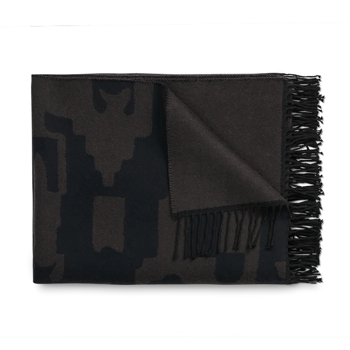 Village Wool Throw - Midnight