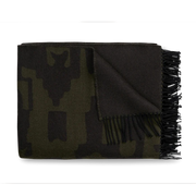 Village Wool Throw - Moss