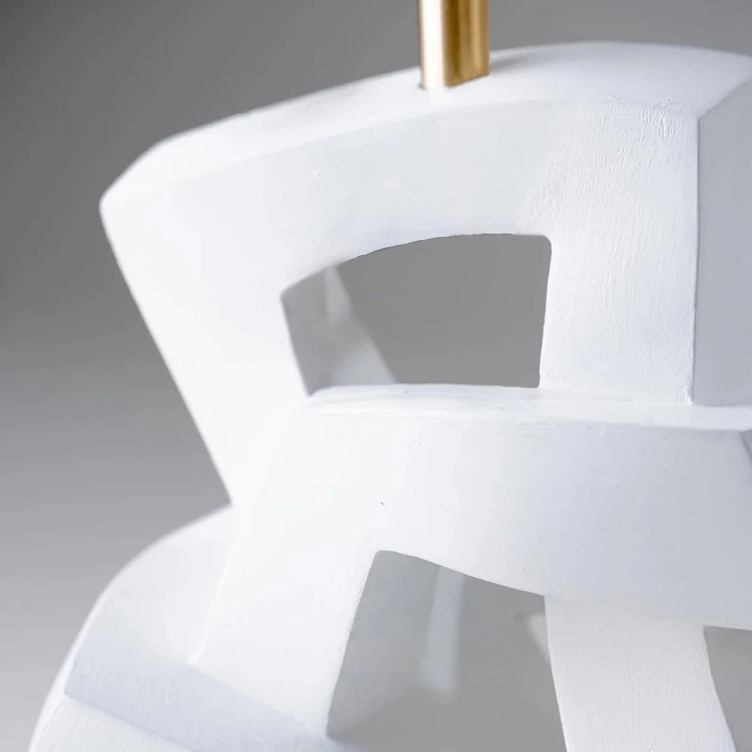 Knot Lamp - Plaster White