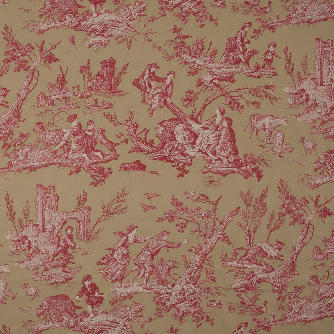 La Balancoire - Red / Beige