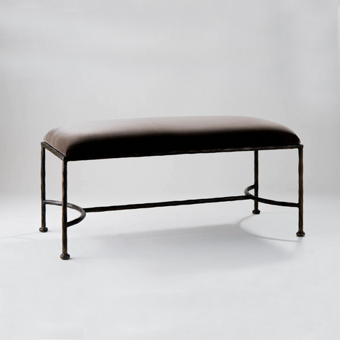 Logan Bed End Bench - New Bronze