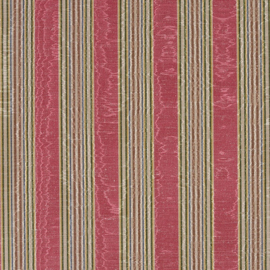 Misa Moire Stripe - Geranium