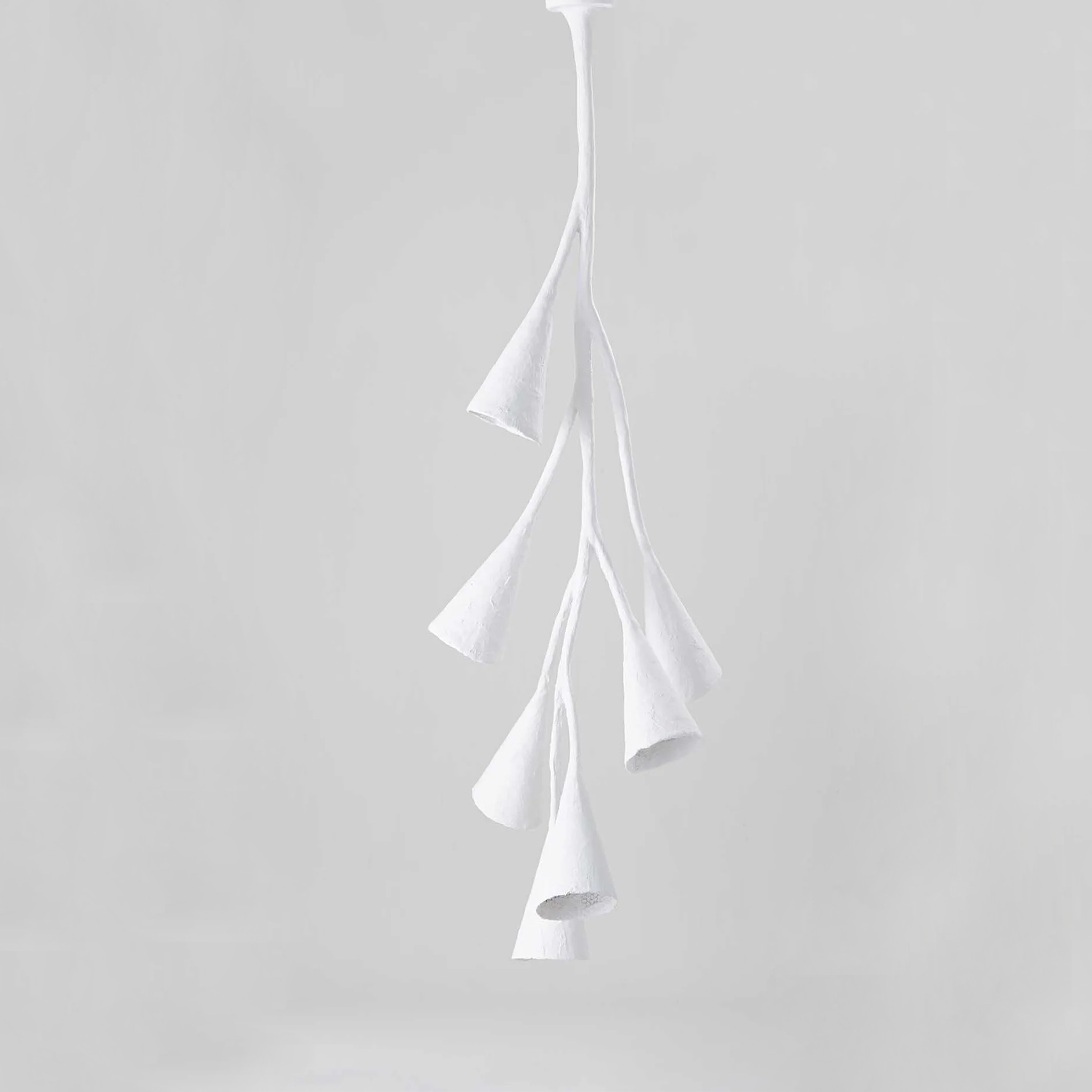 Ophelia Stairwell Ceiling Light Large - Plaster White