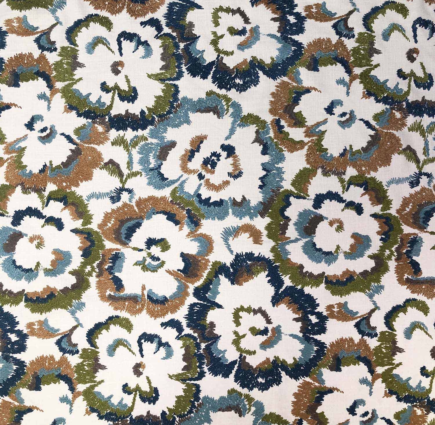 Pansy - Blue / Olive