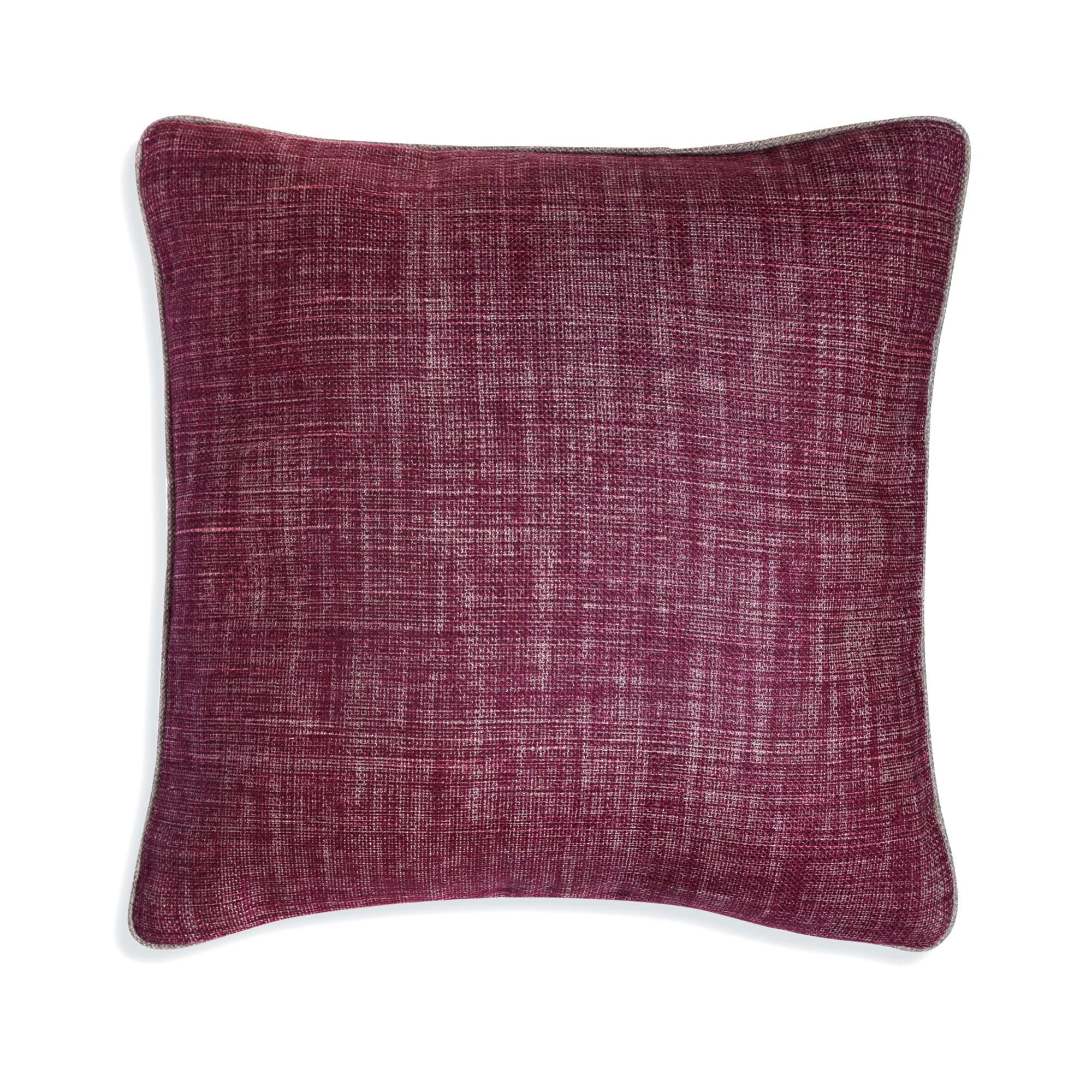 Small Square Cushion in Back to the Fuchsia, 17 x 17 Inches